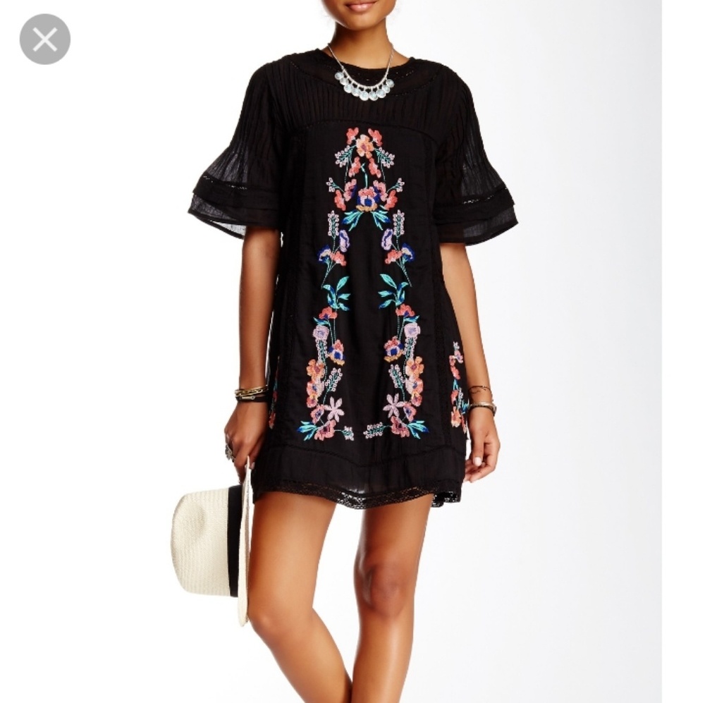 Free People Perfectly Victorian Mini Dress Sz S